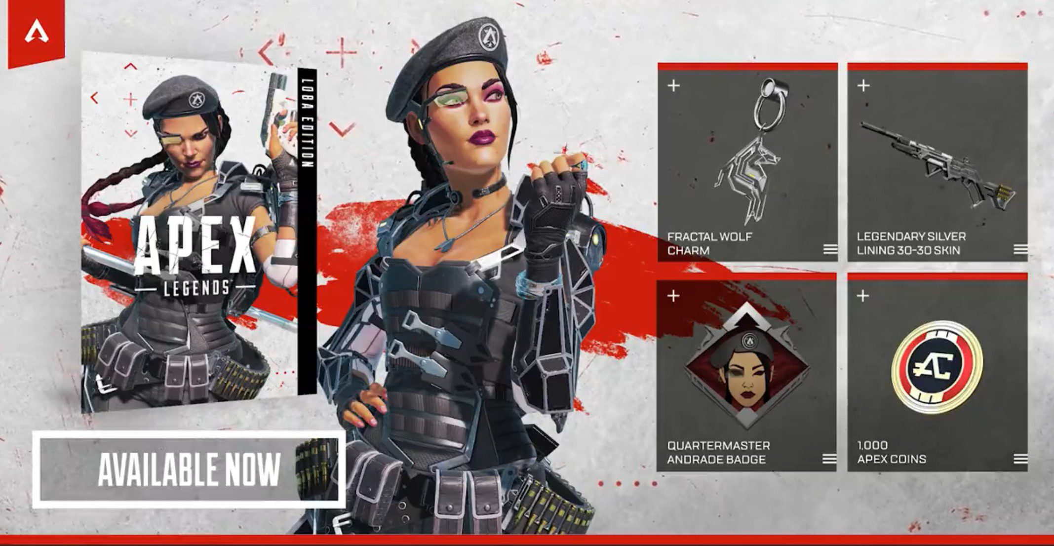 The Loba Edition of Apex Legends and the items it includes