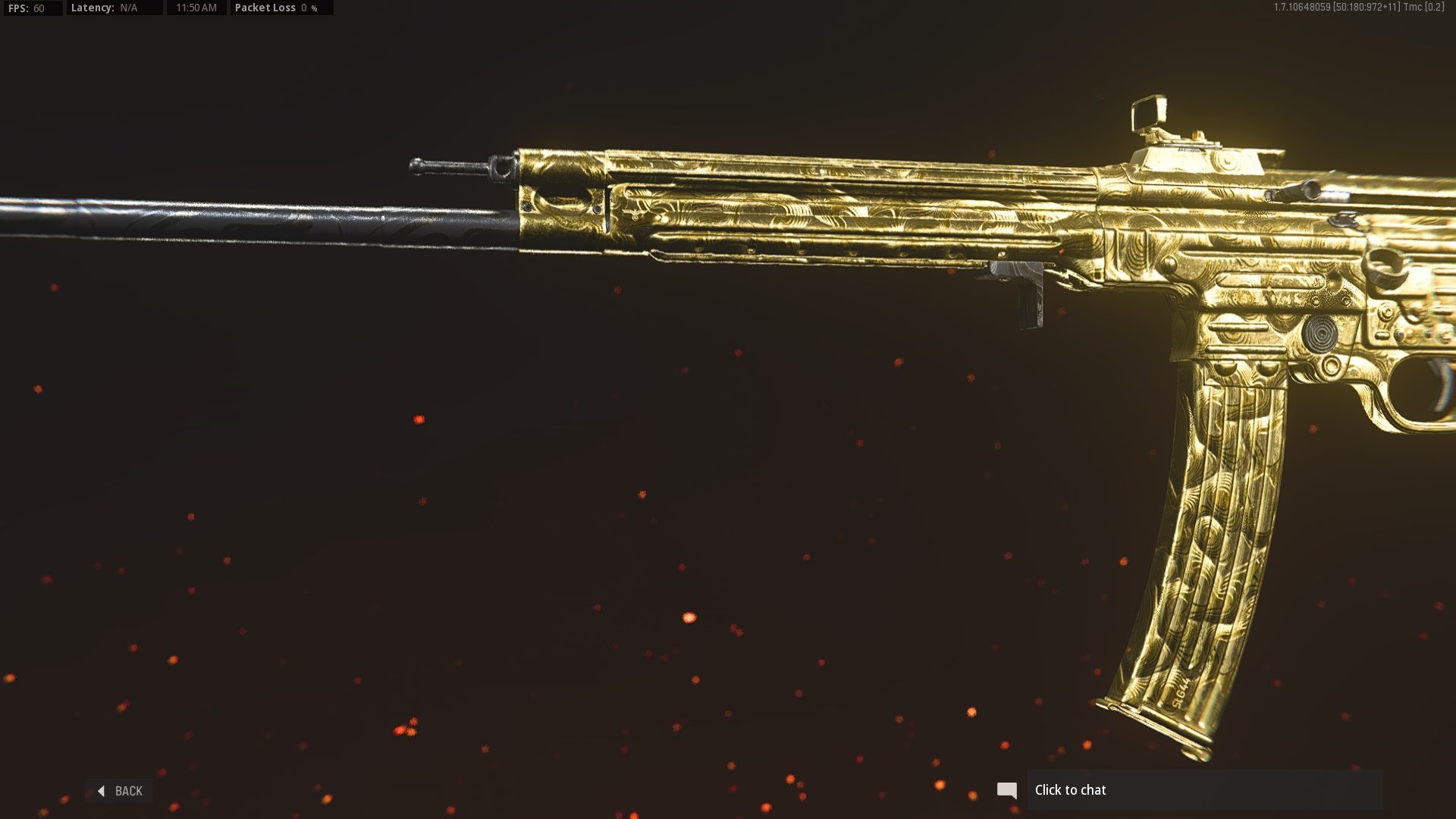 Gun smoke on the STG44 in Vanguard