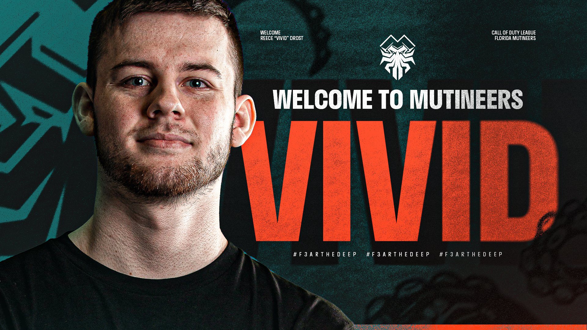 Vivid signs with the Florida Mutineers