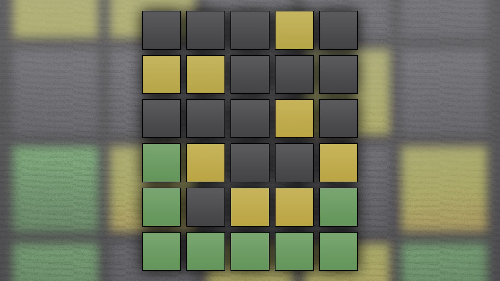 A Wordle board for Wordle esports