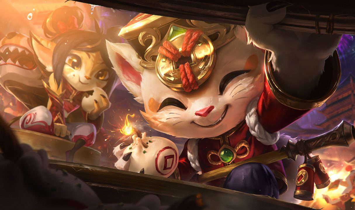 Firecracker Teemo splash art
