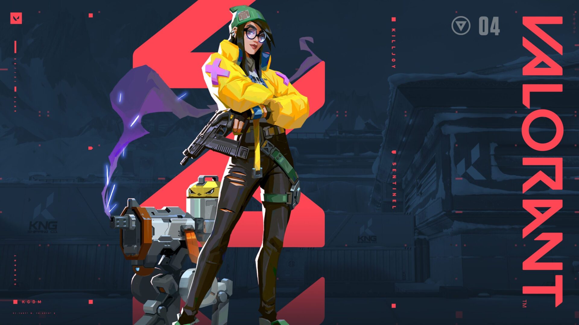 Killjoy riot games poster for valorant