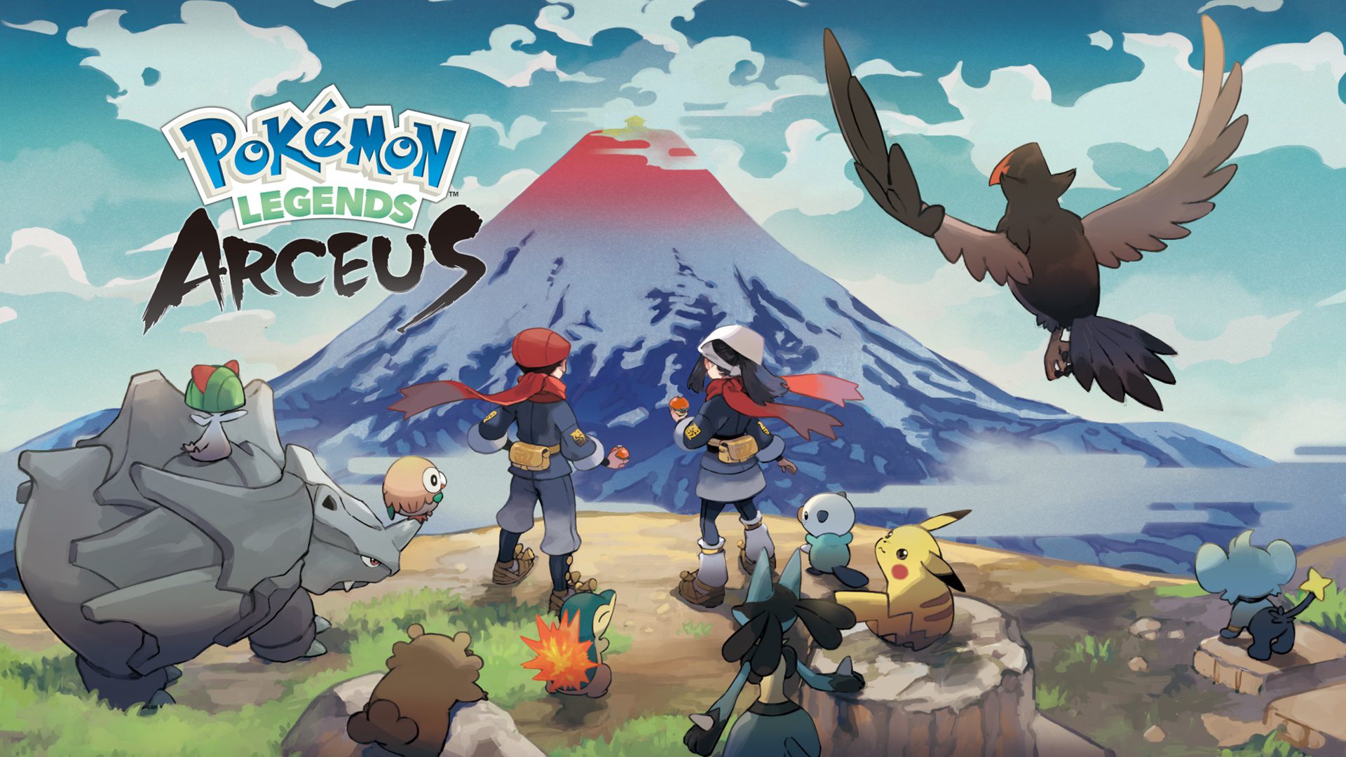 Pokémon Legends: Arceus key art