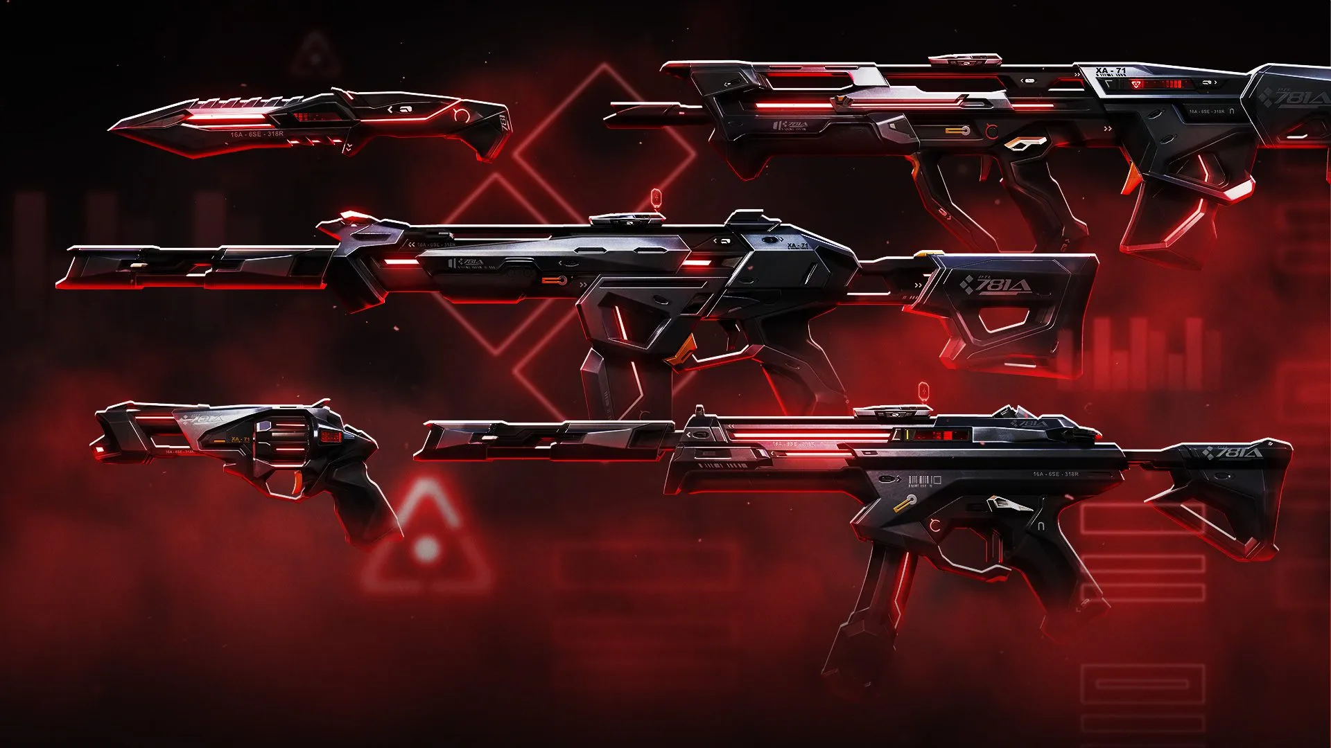VALORANT Act 4 introduces an evil empire look with the Protocol 781-A gun skin line
