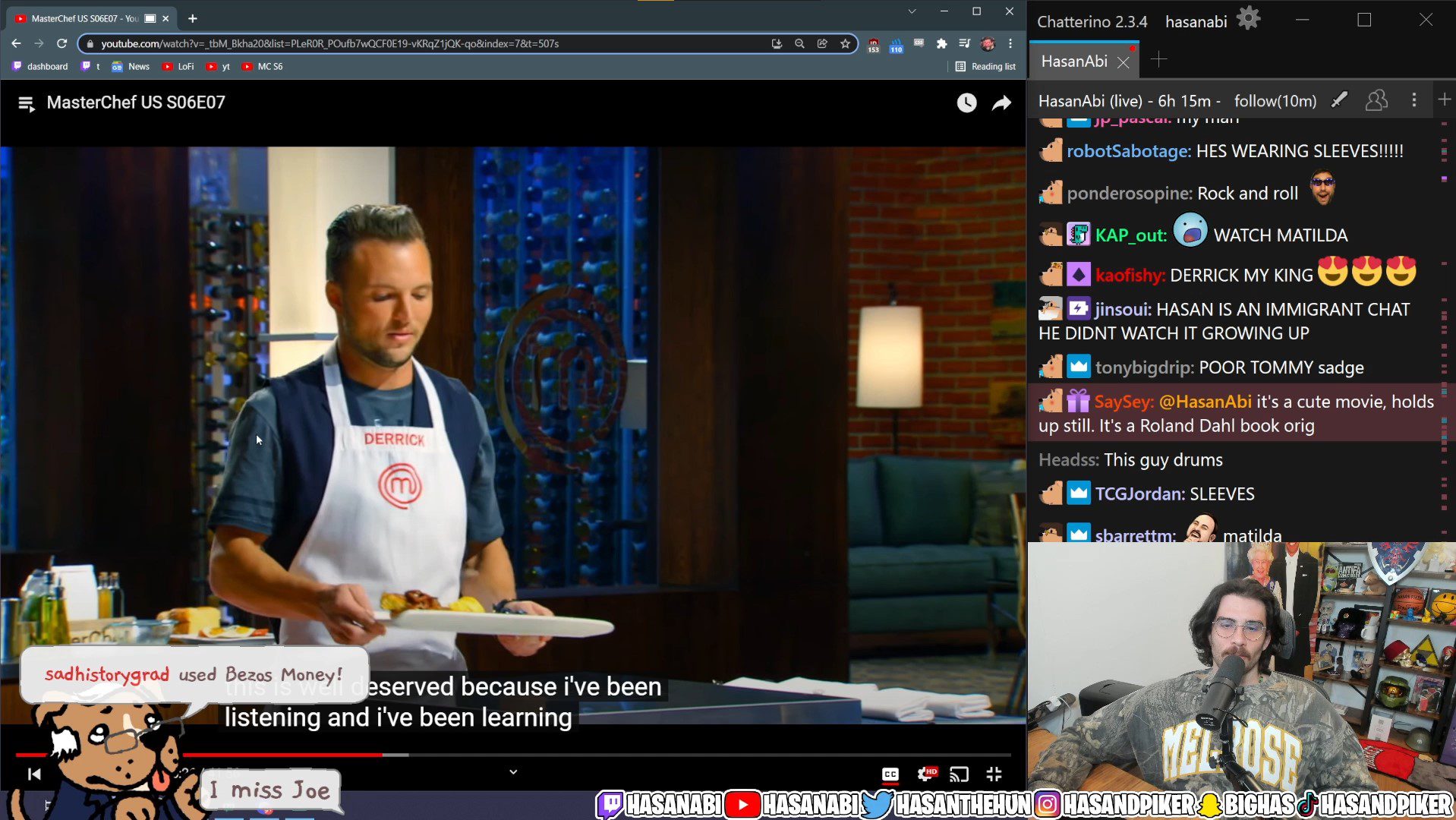 HassanAbi stream MasterChef in the new Twitch TV meta