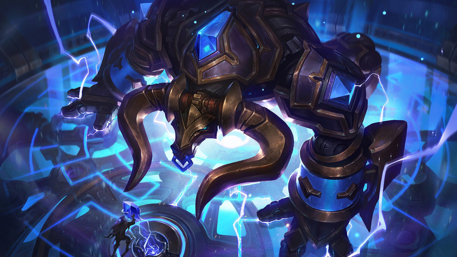 TFT Neon Nights Hextech Alistar TFT Set 6.5 Gizmos and Gadgets