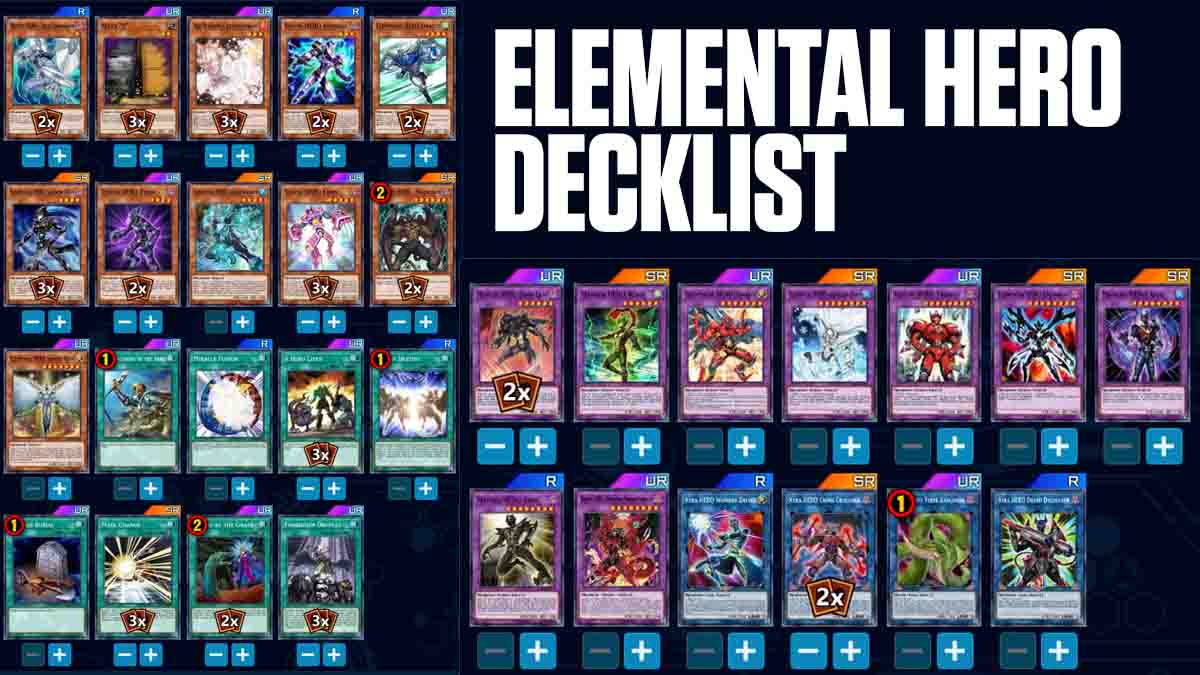Image of Elemental HERO Decklist 