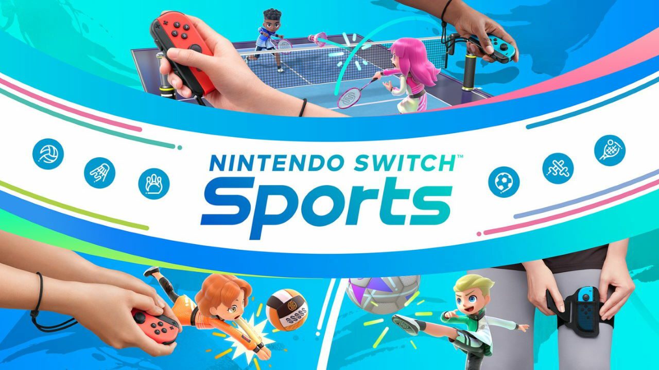 Nintendo Switch Sports logo and ad