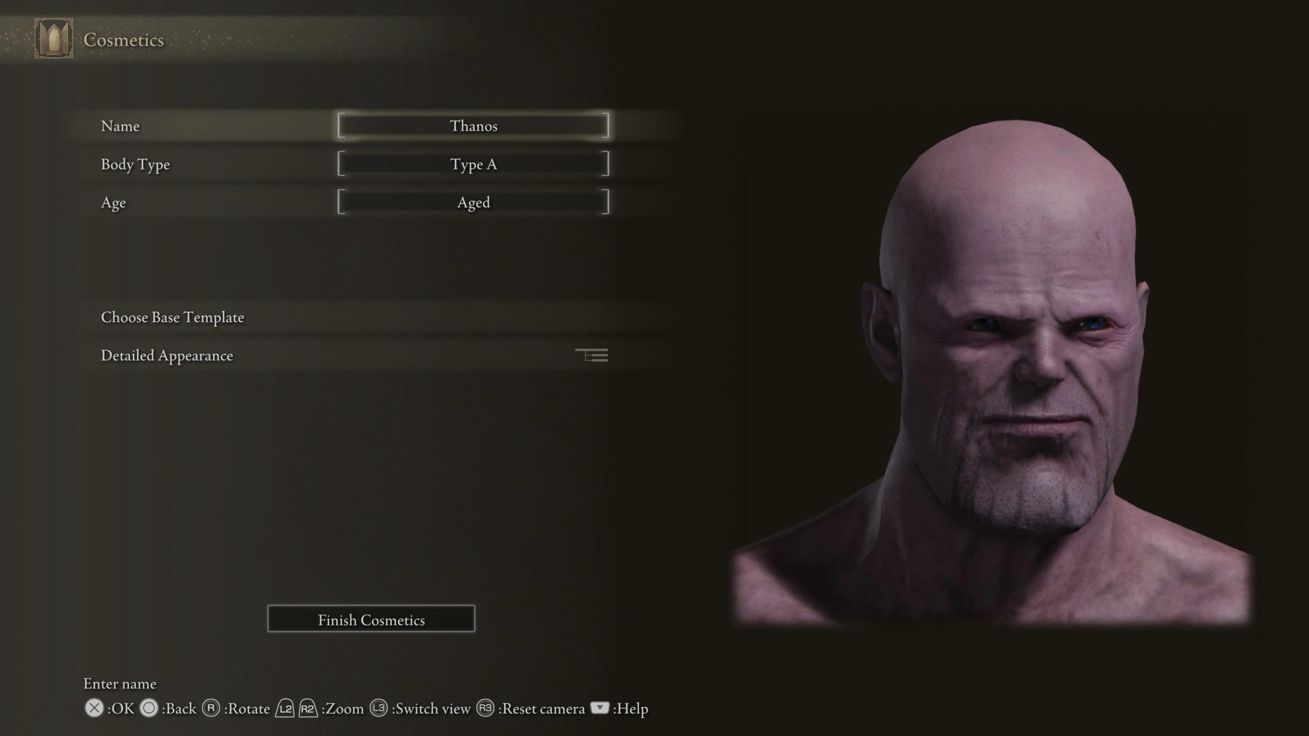 Elden Ring's character creator offers players tons of customization options