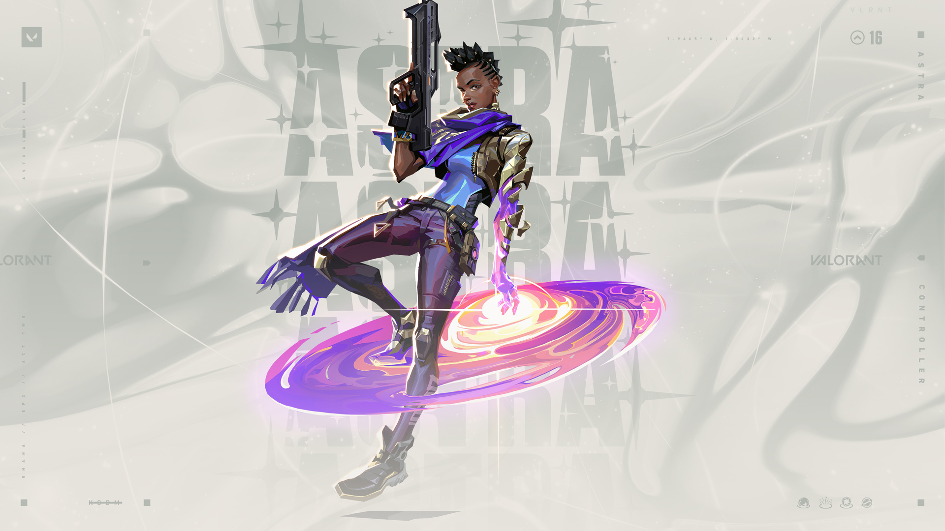 Astra key art in VALORANT