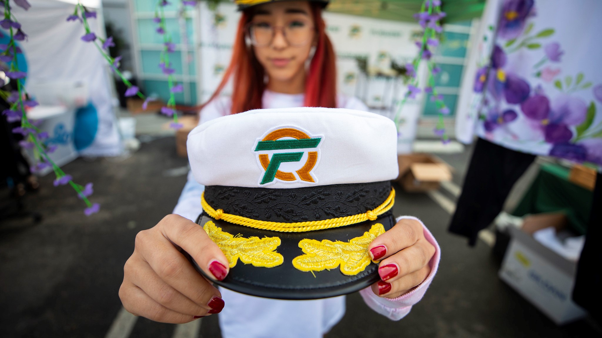 FlyQuest hat at the LCS tailgate