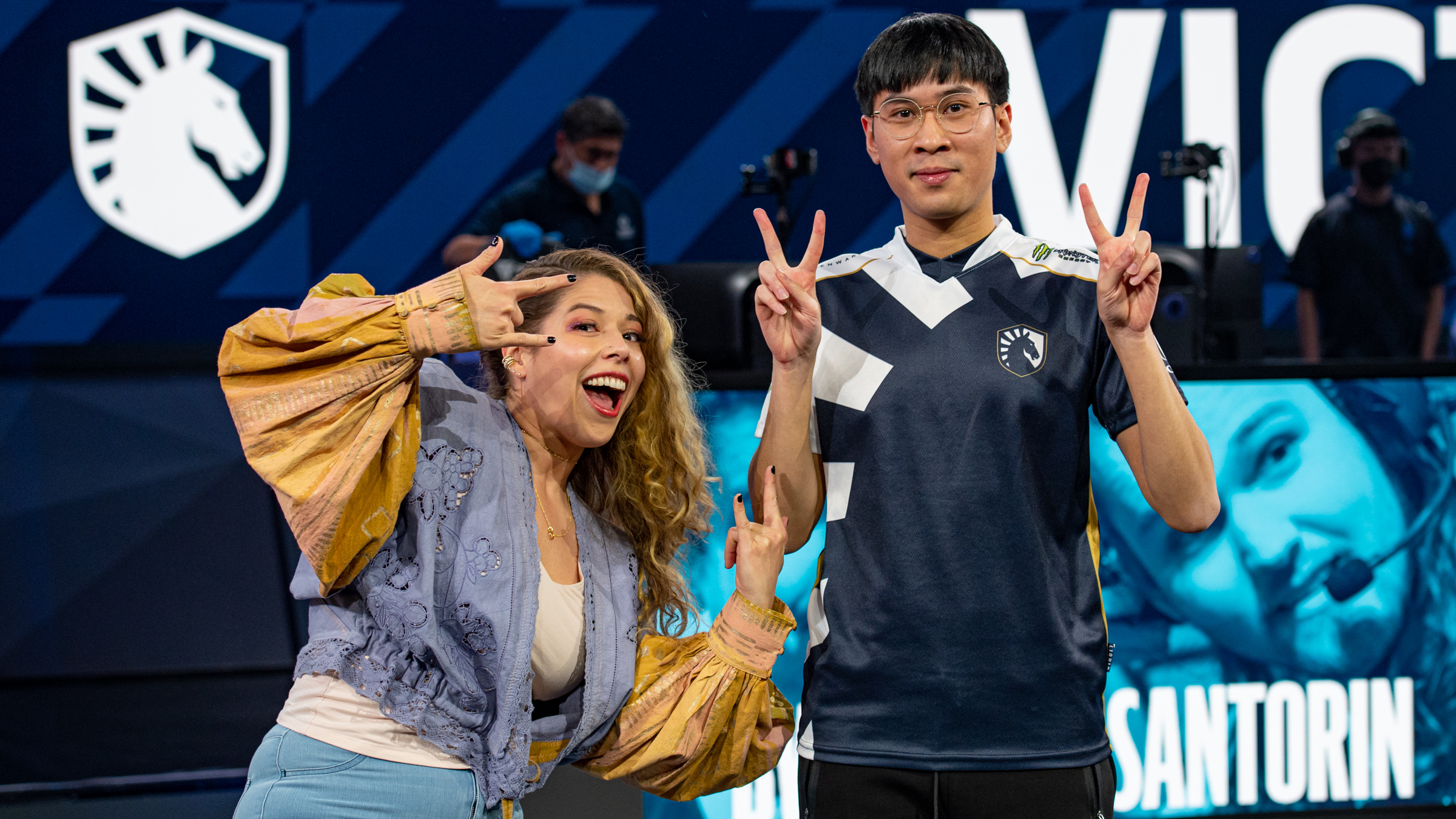 Team Liquid Eyla and LeTigress during LCS Week 4