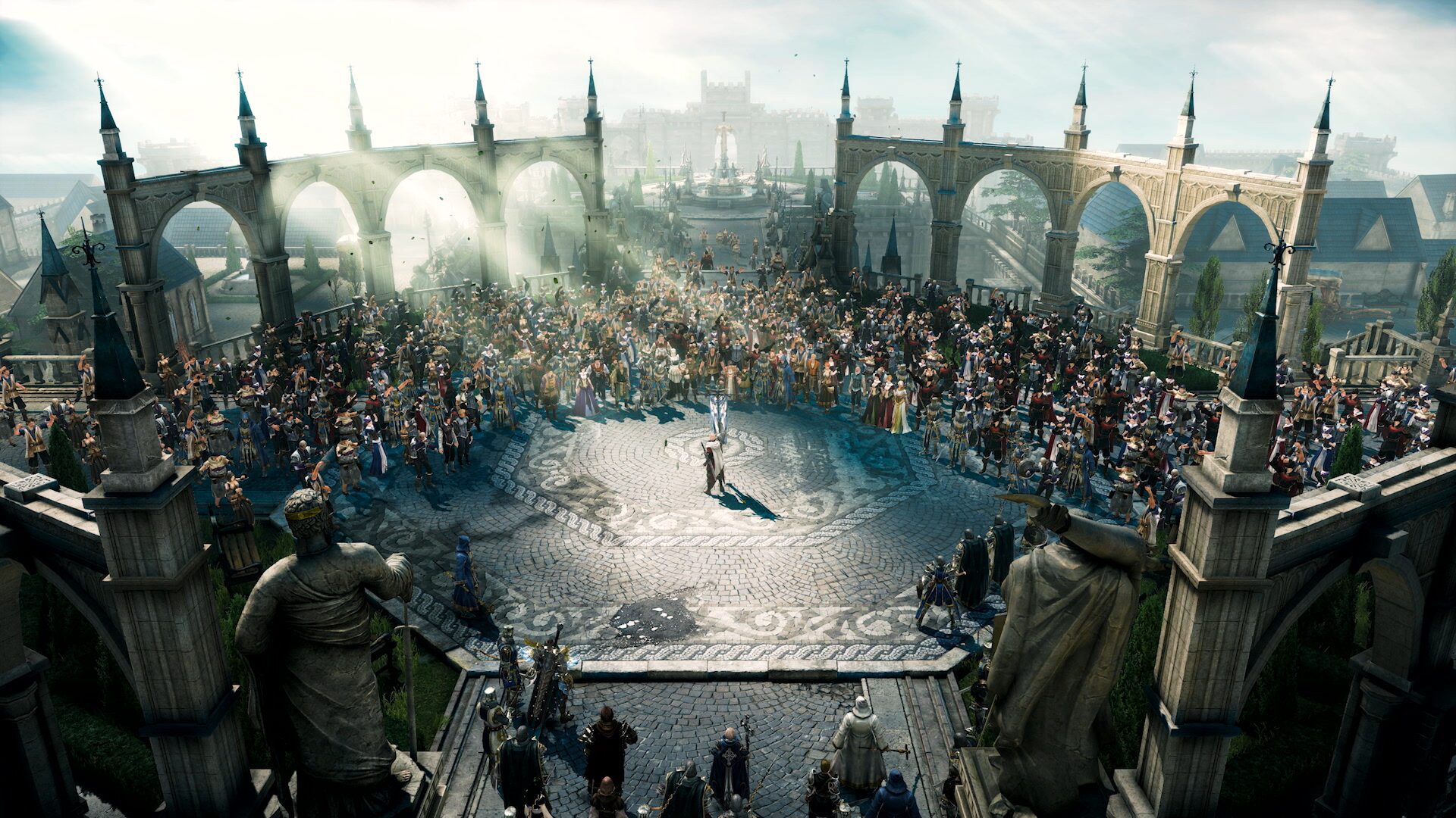 Lost Ark arena from birds eye view