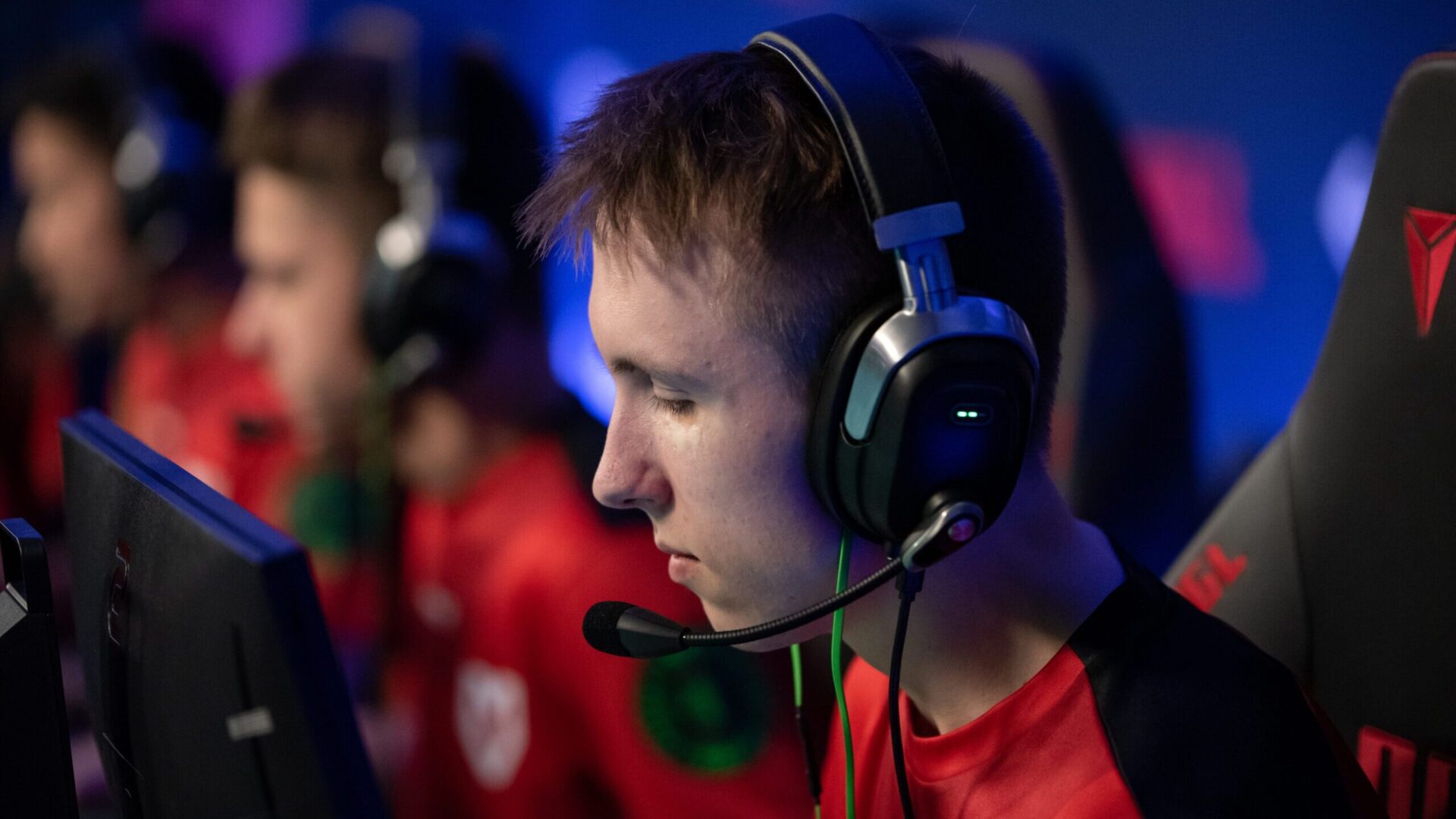 ropz at his pc at the PGL stockholm major