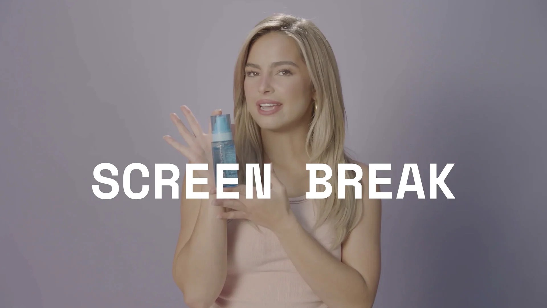 Valkyrae jokes about her RFLCT product in reaction to Addison Rae's new Screen Break blue light skin care mist.