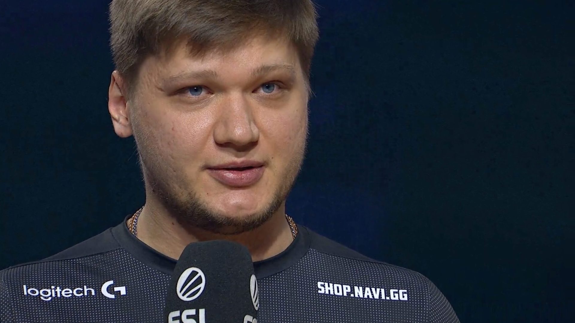s1mple, a NAVI player, at IEM Katowice