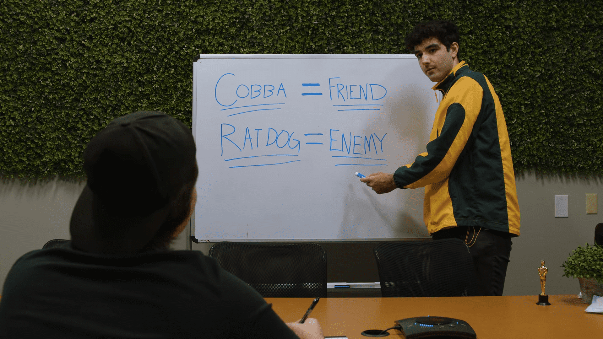 Sora teaches fellow Melee player null Australian slang in the "Australian Null" skit at Smash Summit 12.