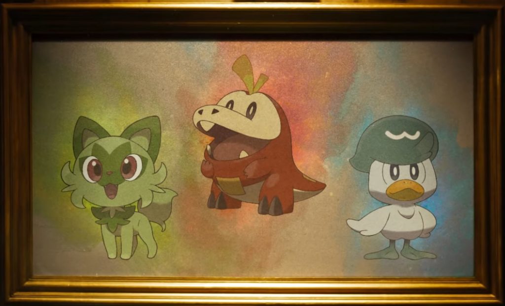 The Pokémon Scarlet and Violet reveal also showed the starters