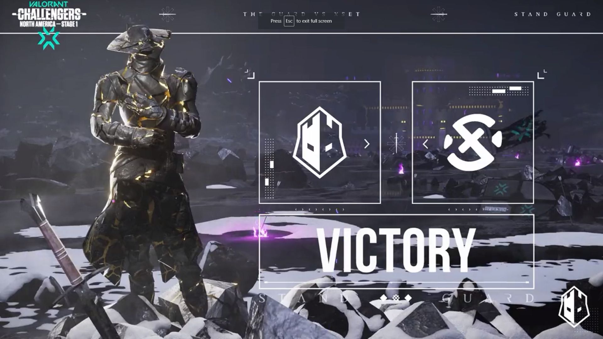 The Guard defeat XSET in VCT Challengers 1 2022 group stage