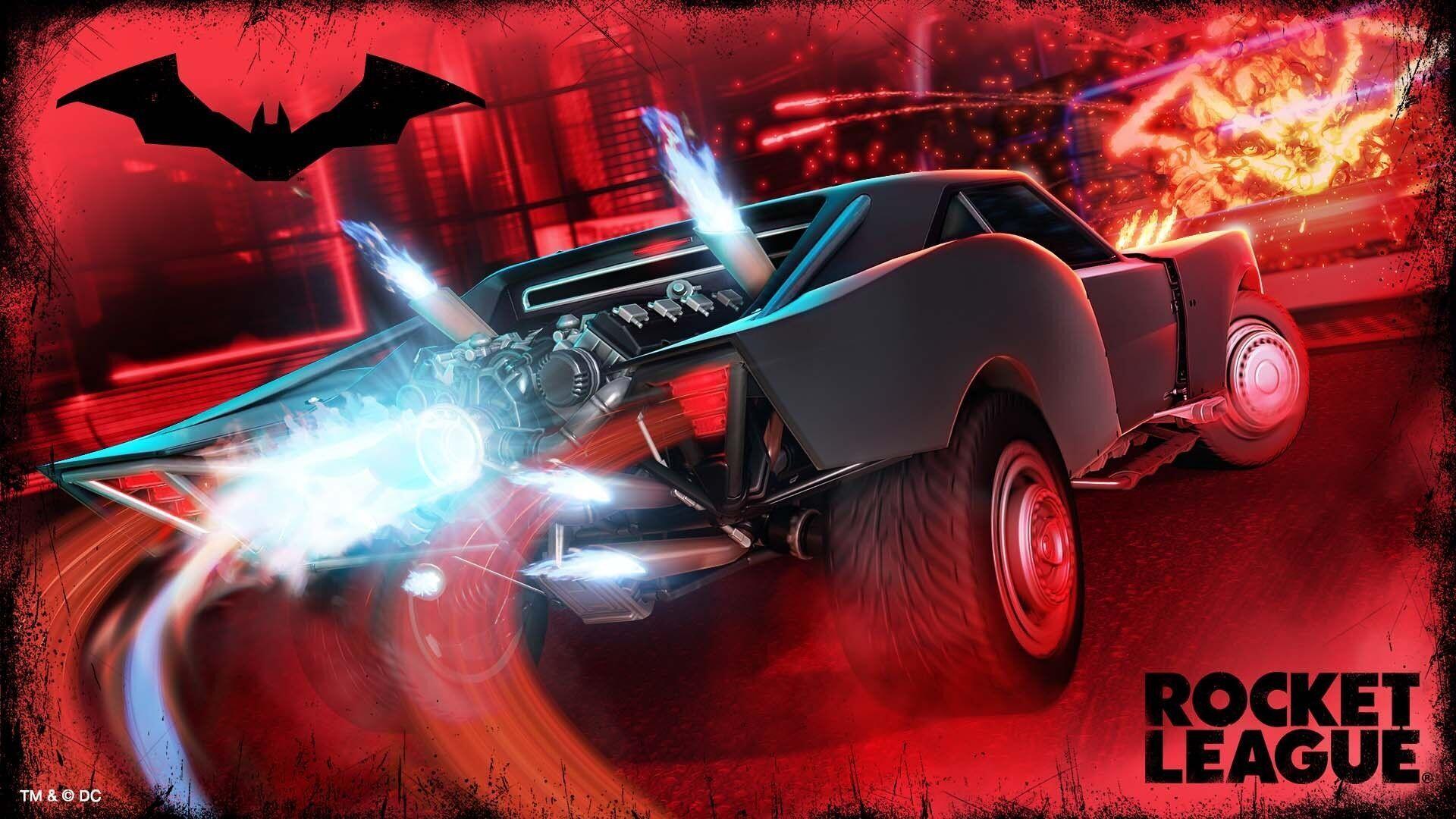 The 2022 Batmobile from The Batman is joining Rocket League as a playable car