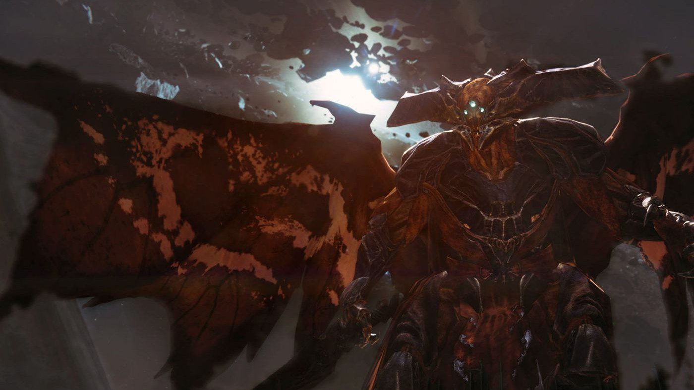 The Witch Queen spreading wings