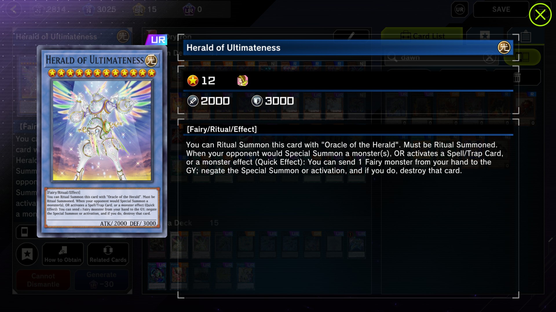 Yu-Gi-Oh! Master Duel Dryton deck