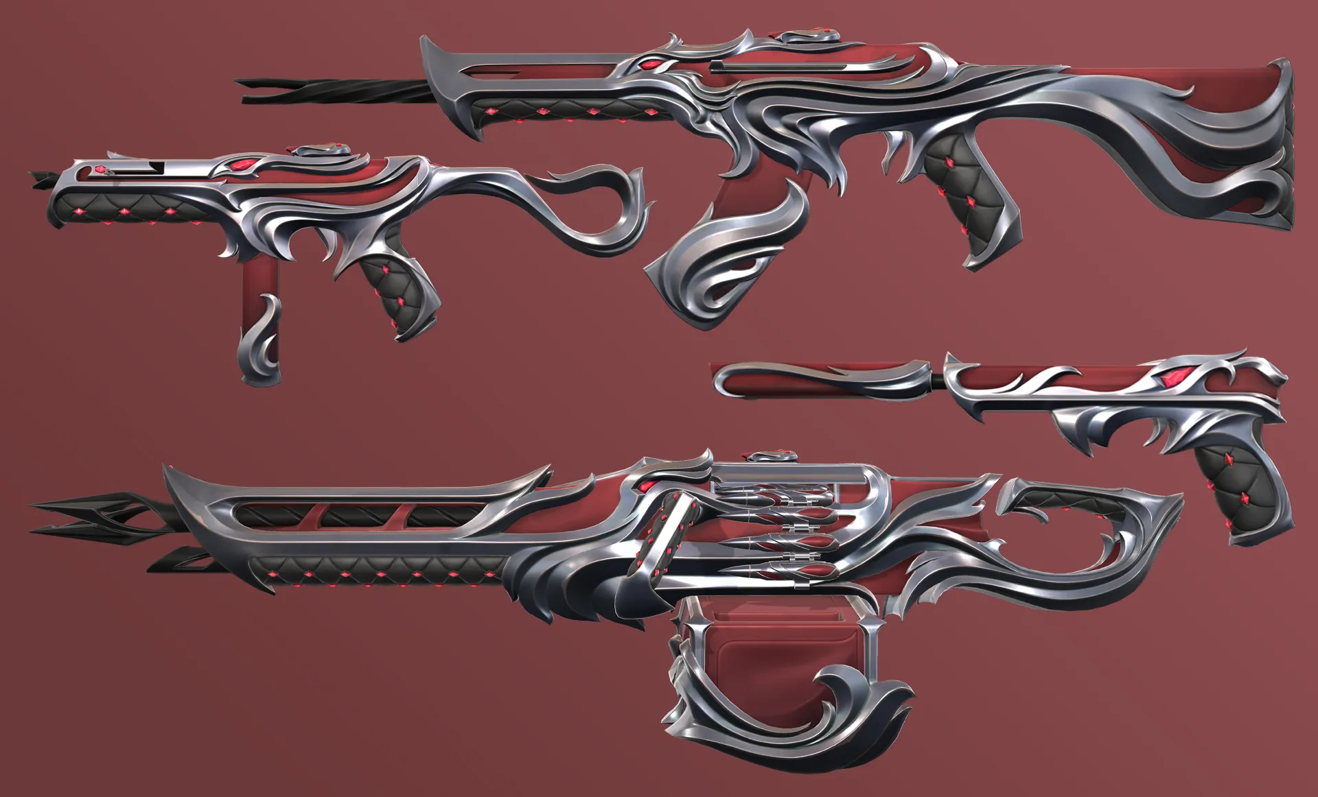 VALORANT Episode 4 Act 2 Battle Pass skin line