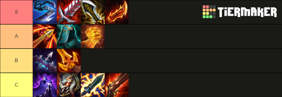 Draven loves damage and attack speed. However, its also important to keep him healthy. Bloodthirster, Giant Slayer plus one is Draven's best in slot.