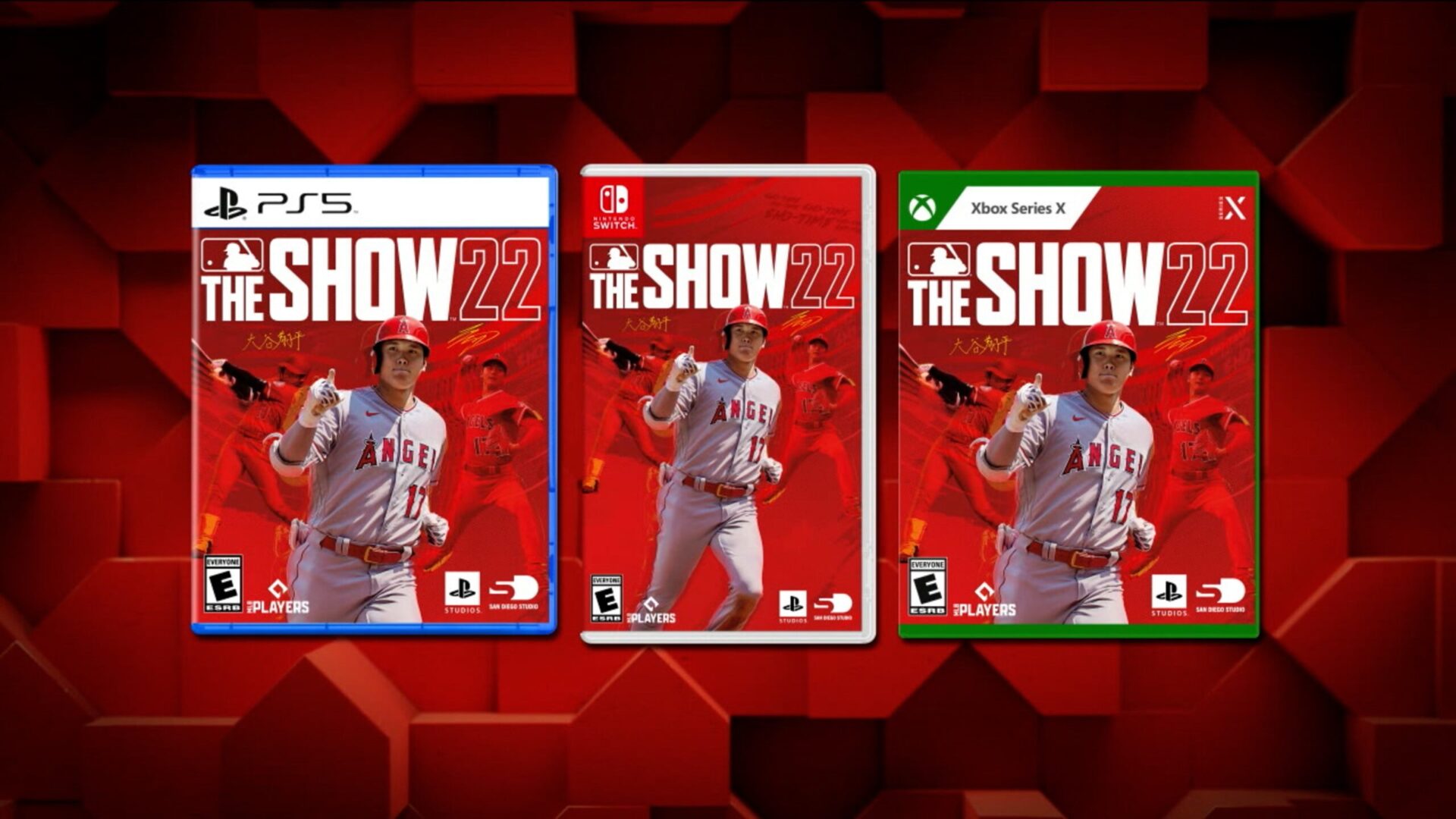Shohei Ohtani on the cover of MLB The Show 22.