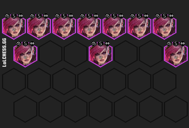 Vi thrives when she is in the front row