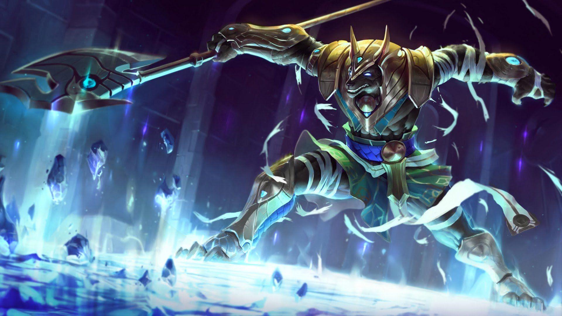 Nasus, traditionally a top laner, was locked in for the bot lane of BISONS ECLUB