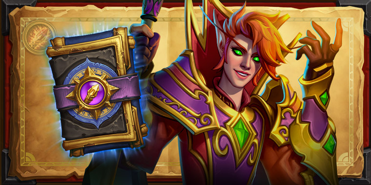 Hearthstone patch notes feature Book of Mercenaries Dawngrasp