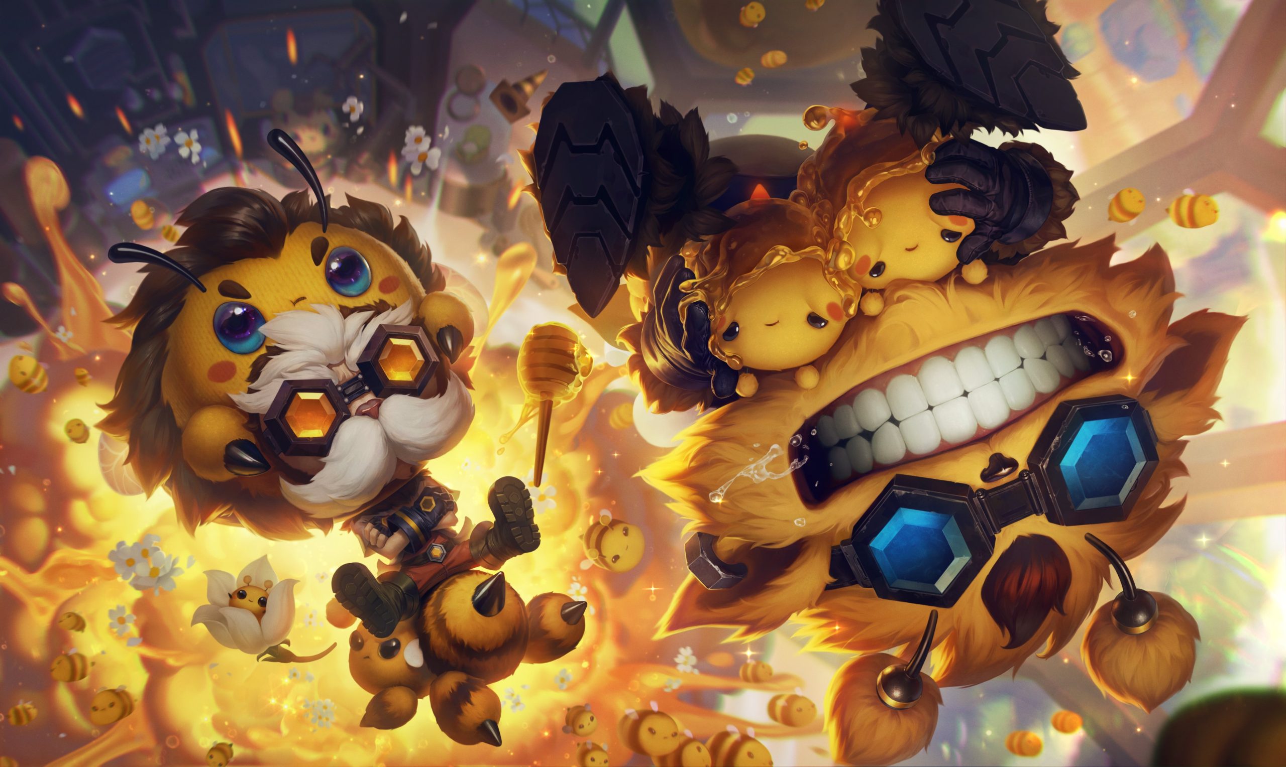 League of Legends Bees Heimerdinger skin