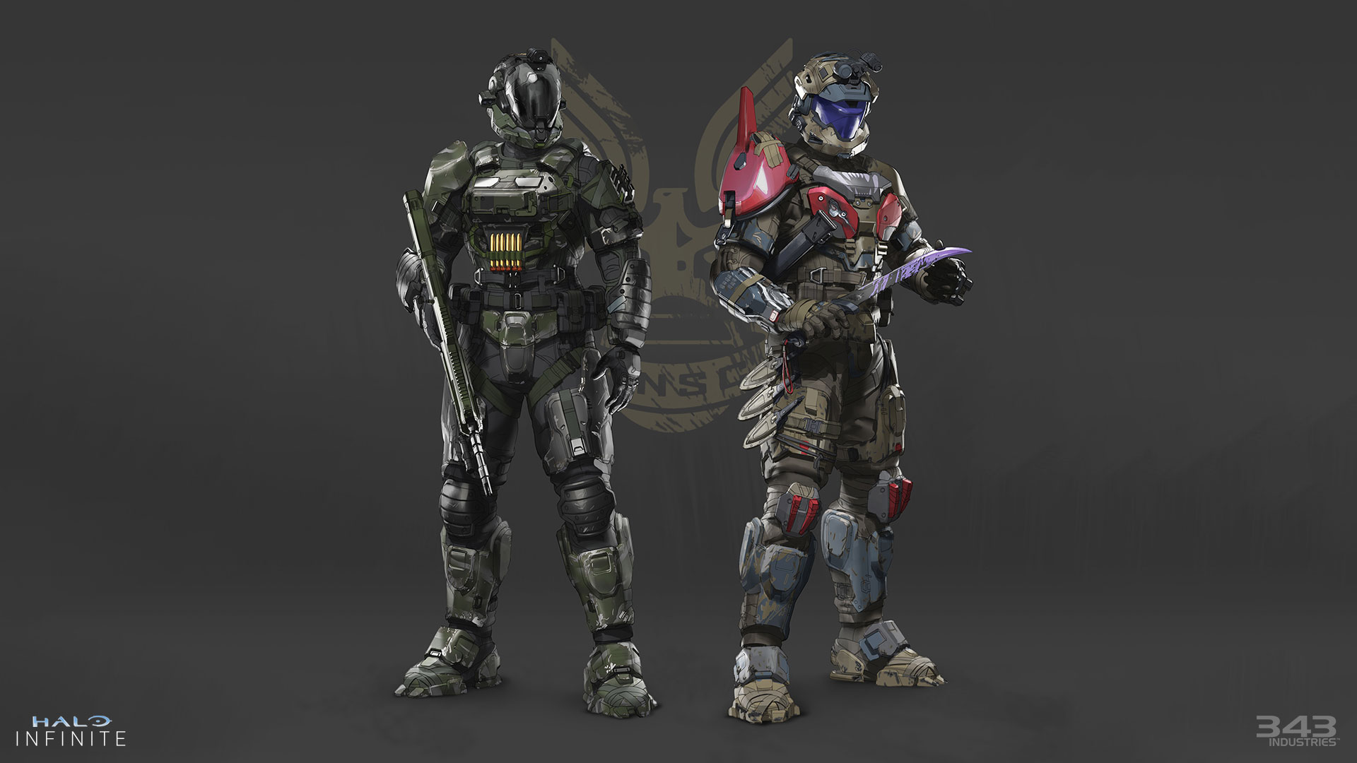 Concept art for Season 2: Lone Wolves of Halo Infinite.