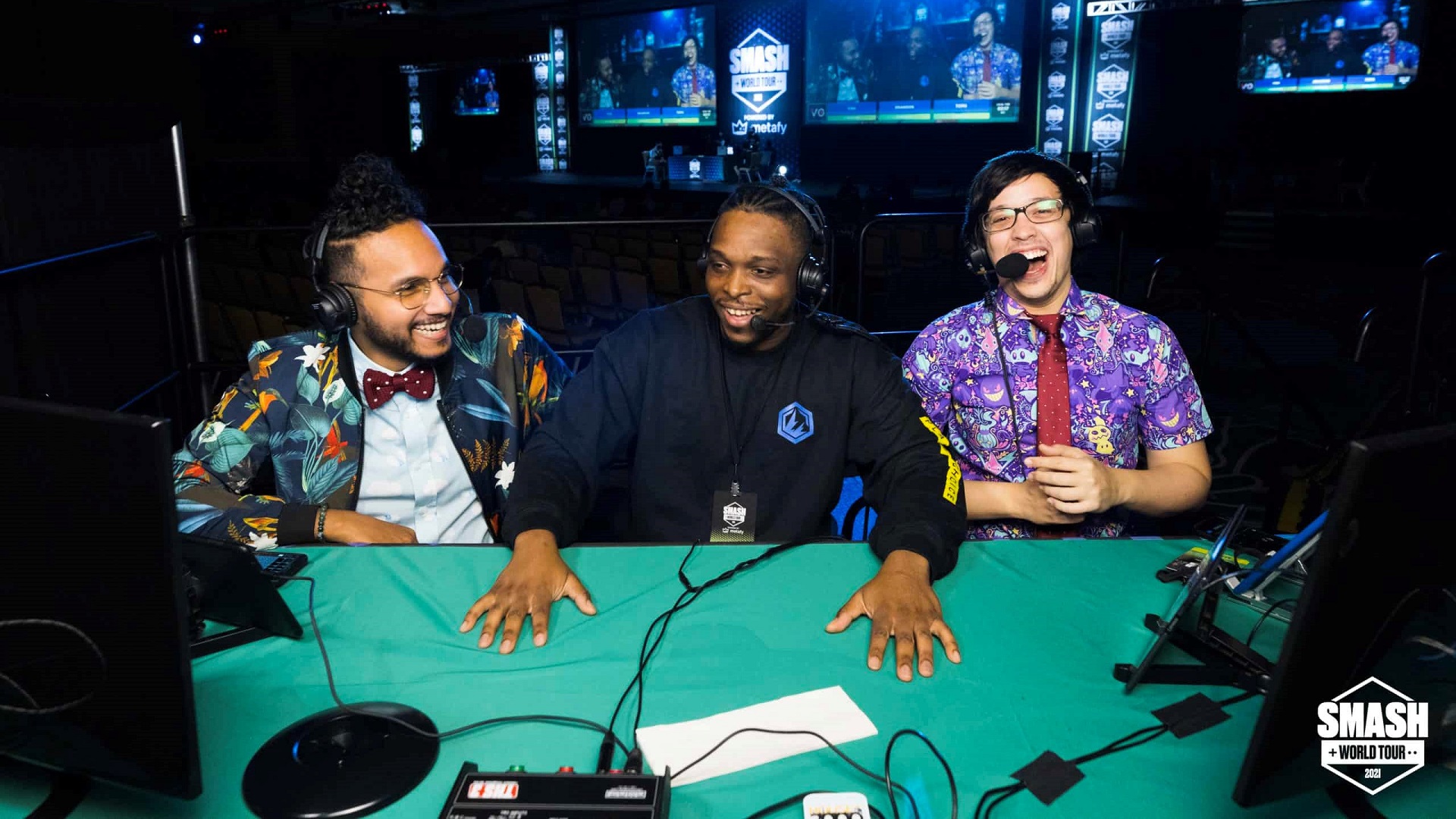Commentators at the 2021 SWTC. The Smash World Tour 2022 has been announced.