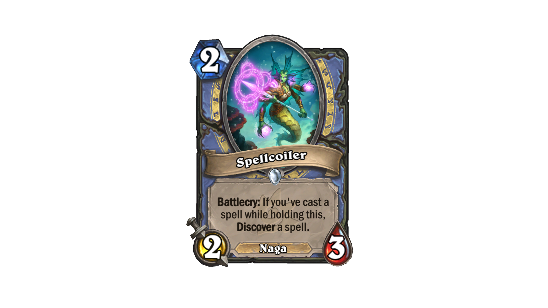 The Spellcoiler card in Voyage to the Sunken City