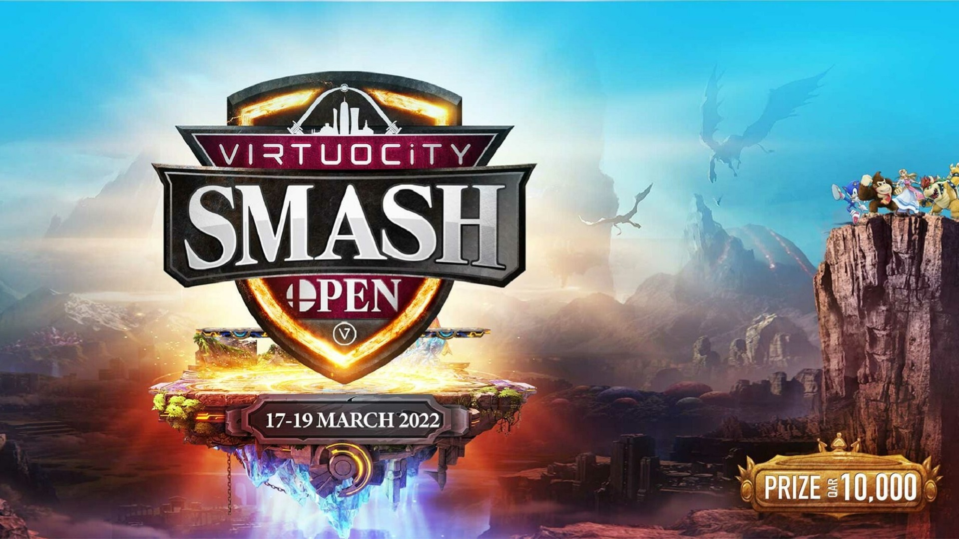 The logo for Virtuocity Smash Open 2022