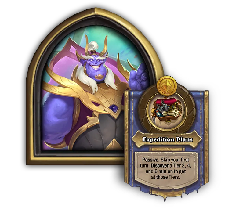 Hearthstone patch notes feature Ambassador Faelin in Hearthstone Battlegrounds