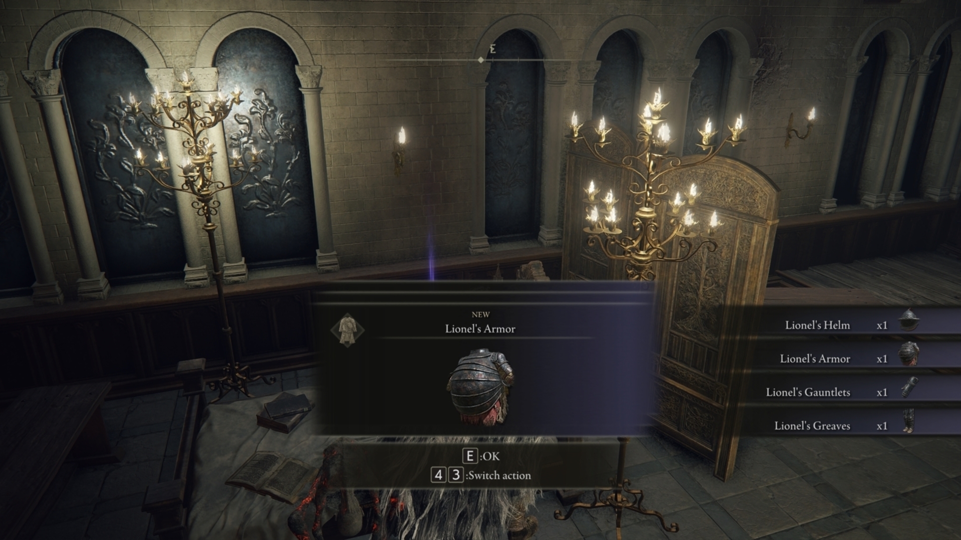 Elden Ring Lionel's Armor set