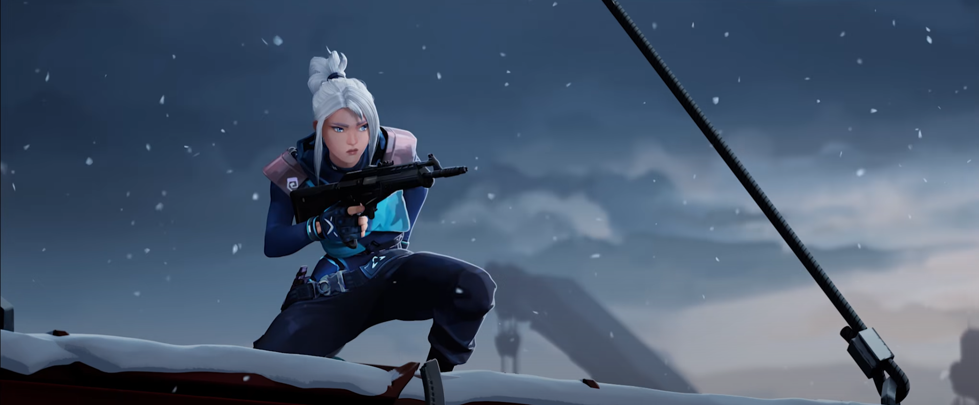 Jett in a VALORANT lore cinematic