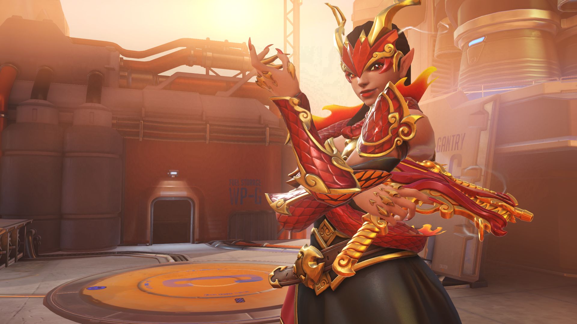Shanghai Dragons Sombra skin