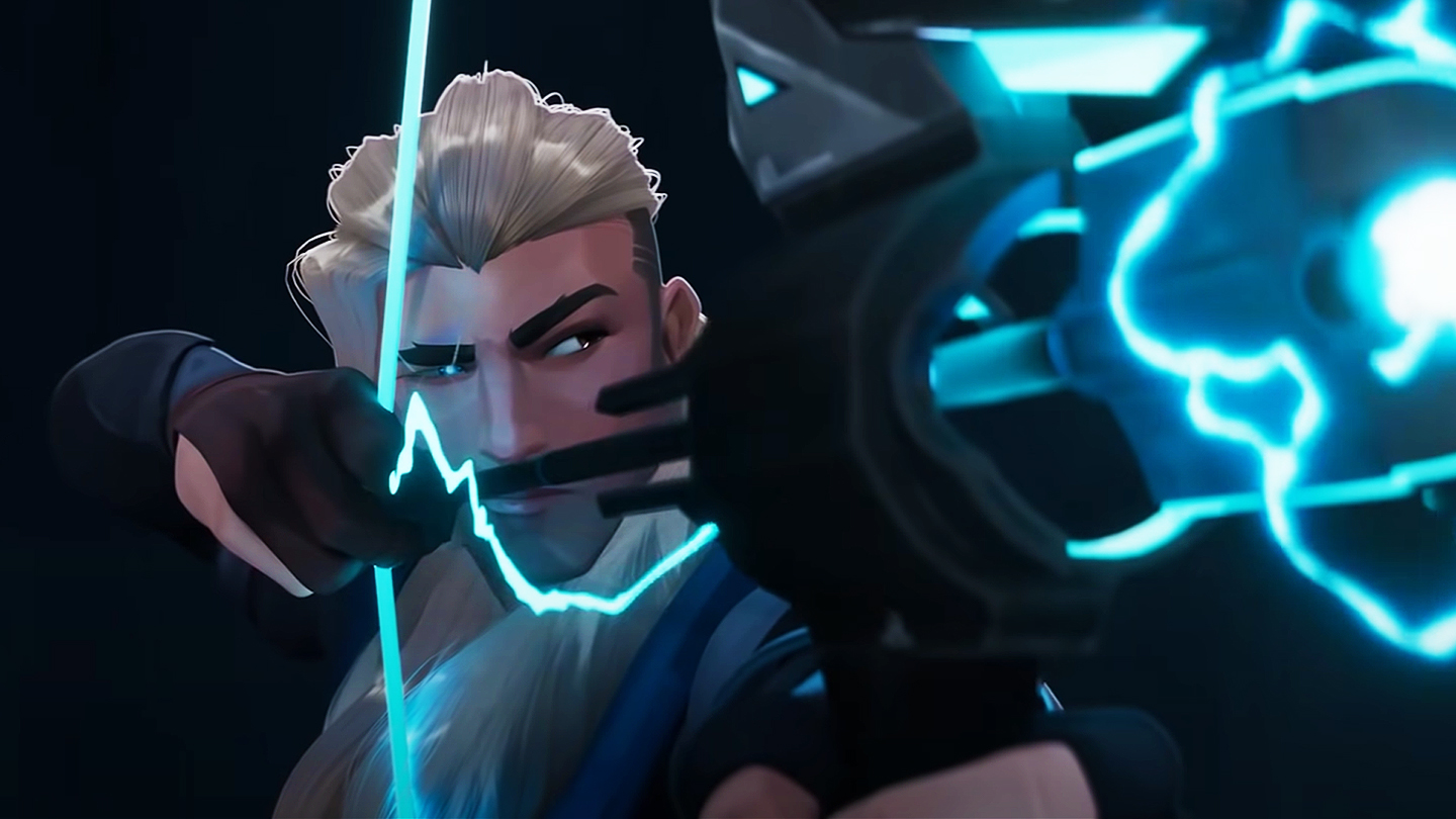 Sova in a VALORANT lore cinematic