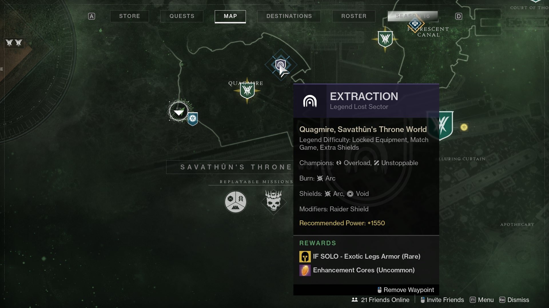 The Extraction Master Lost Sector is rough at the best of times
