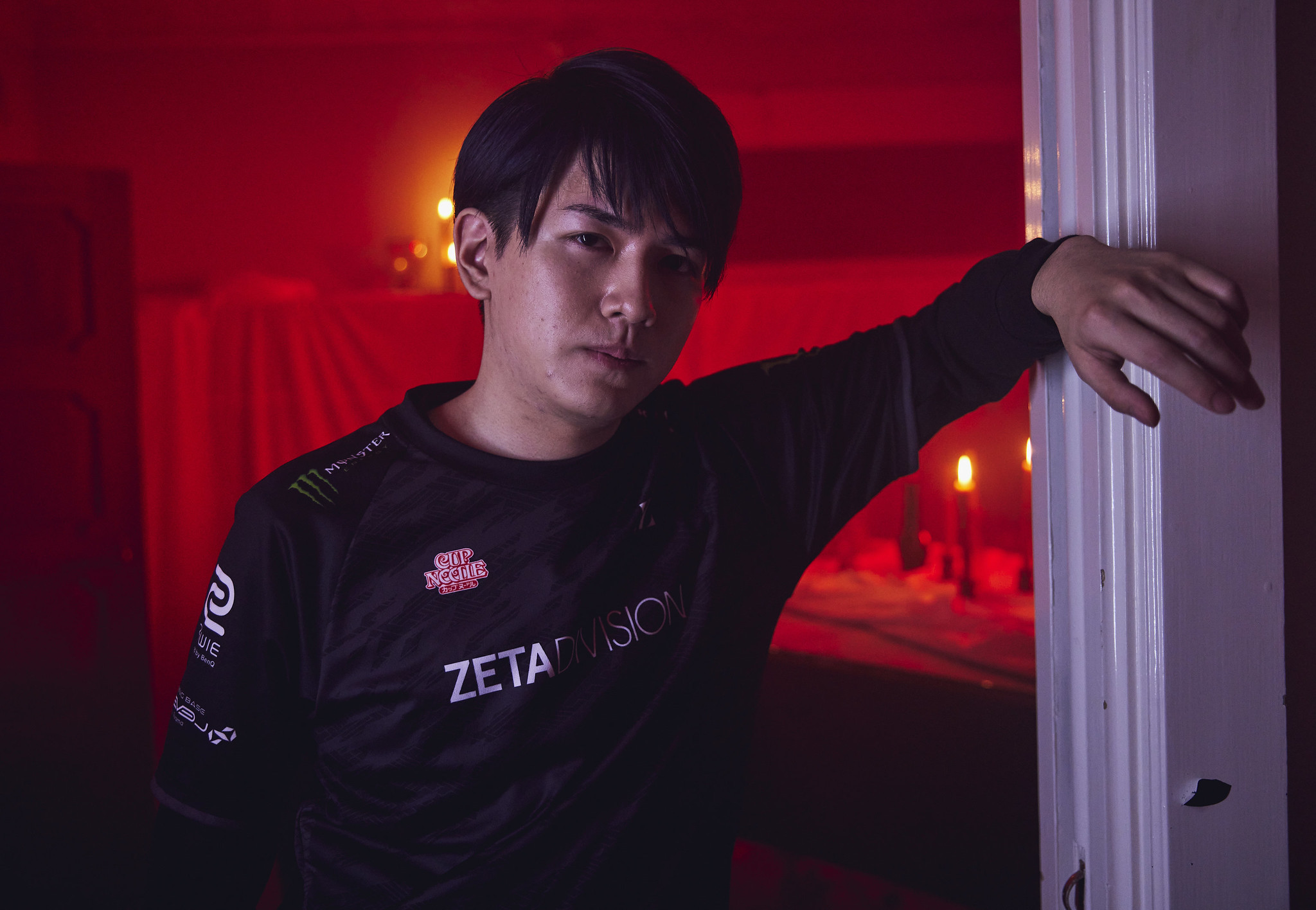 Koji "Laz" Ushida of team ZETA DIVISION poses for the VALORANT Masters Features Day on April 7, 2022 in Reykjavik, Iceland
