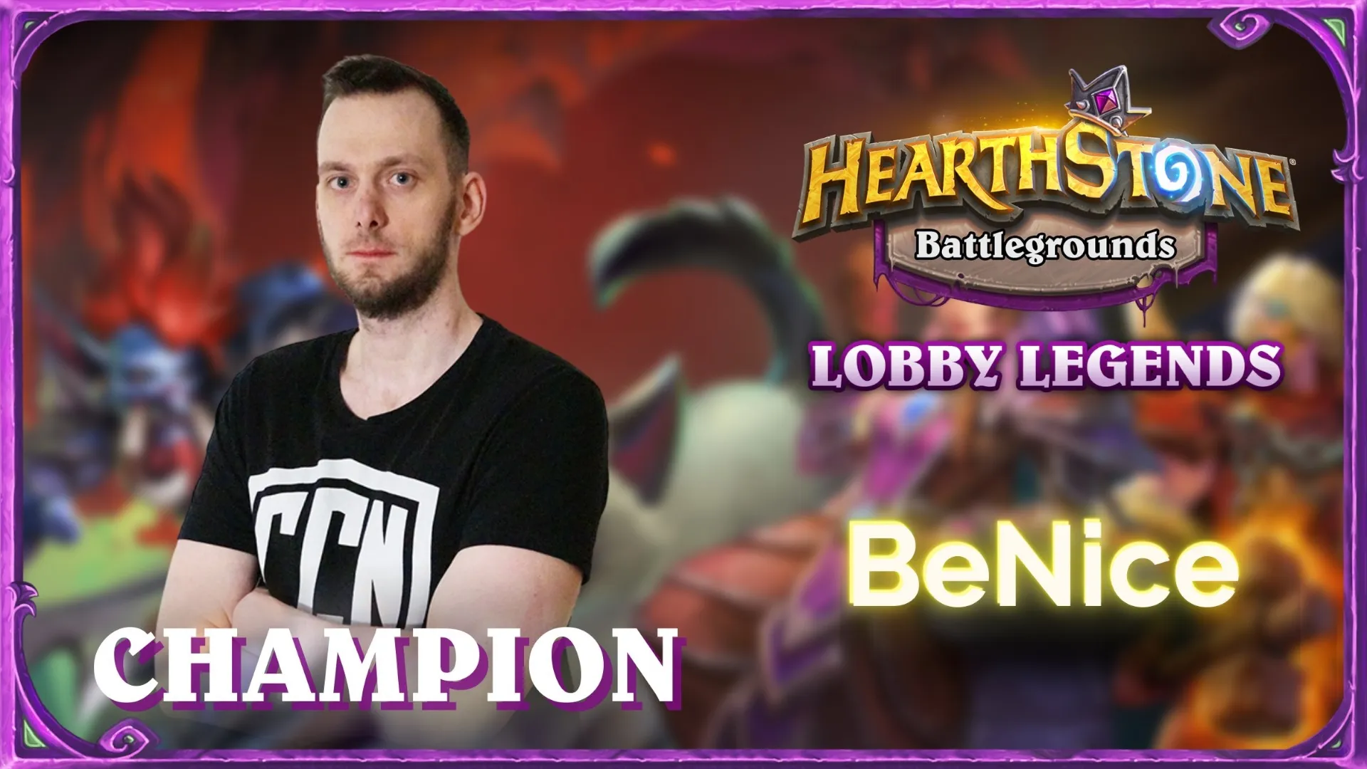 BeNice becomes first Hearthstone Battlegrounds Lobby Legends champion