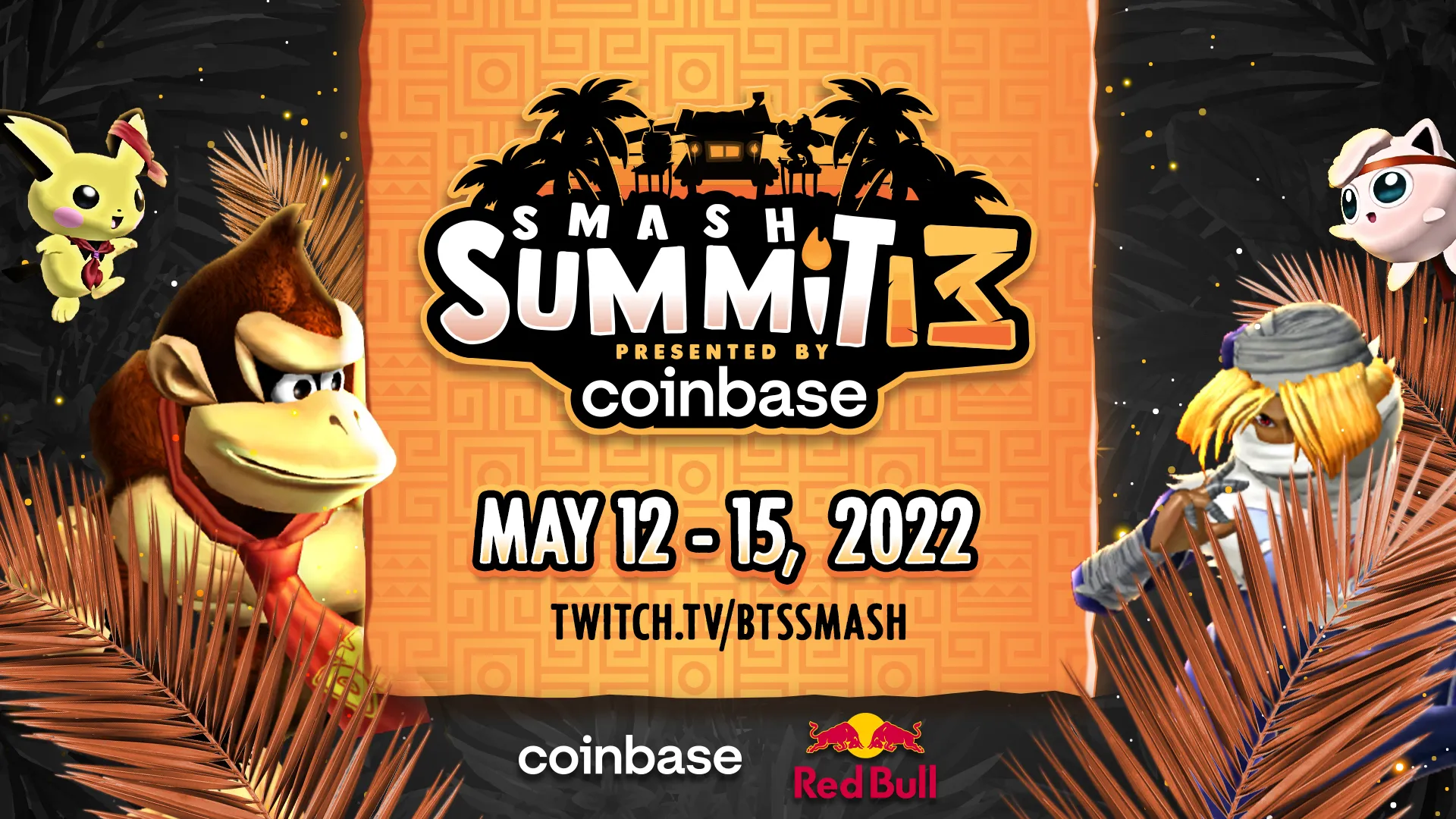 The logo for Smash Summit 13, which announced its six invitees today.