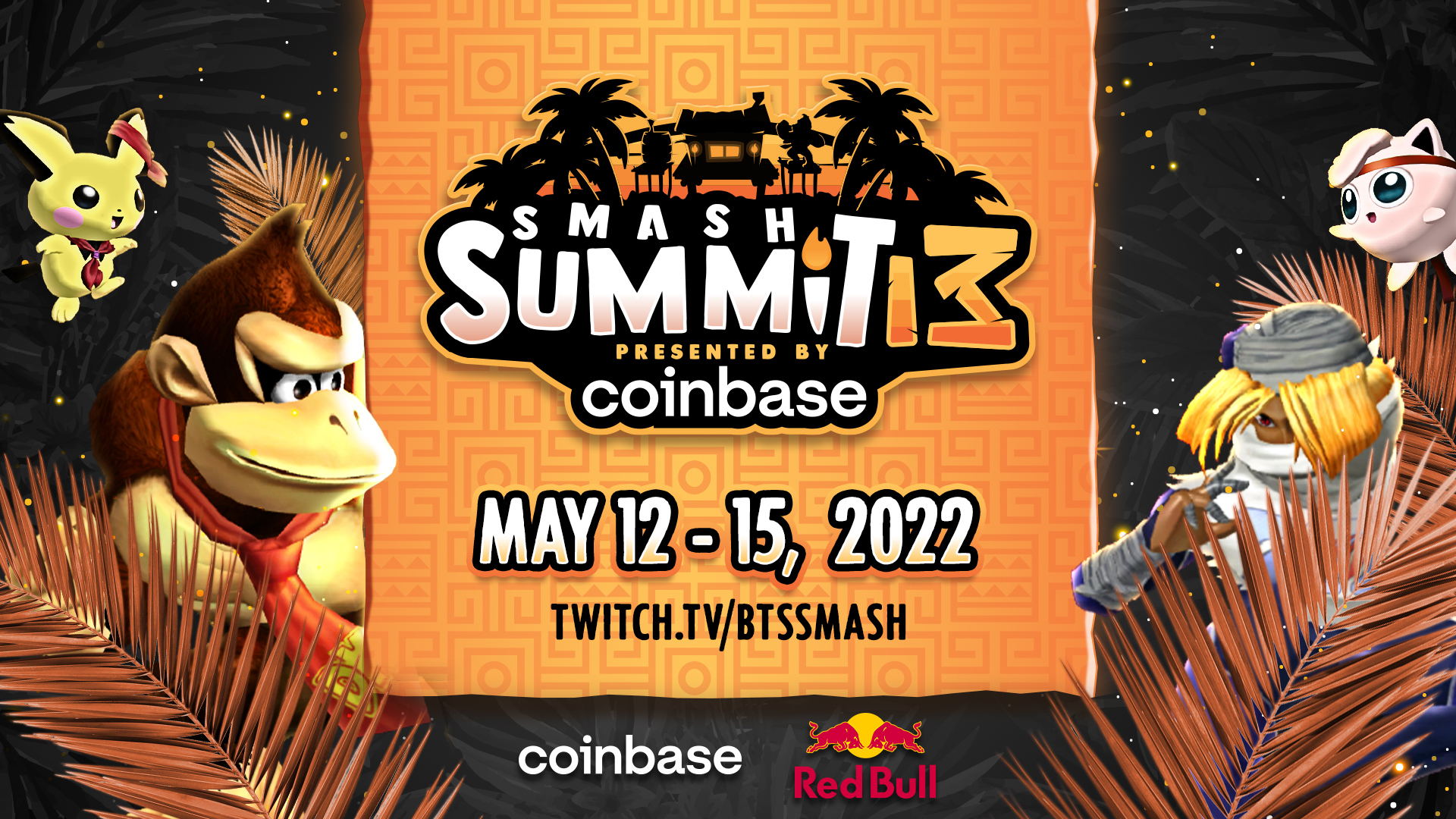 The logo for Smash Summit 13, which announced its six invitees today.