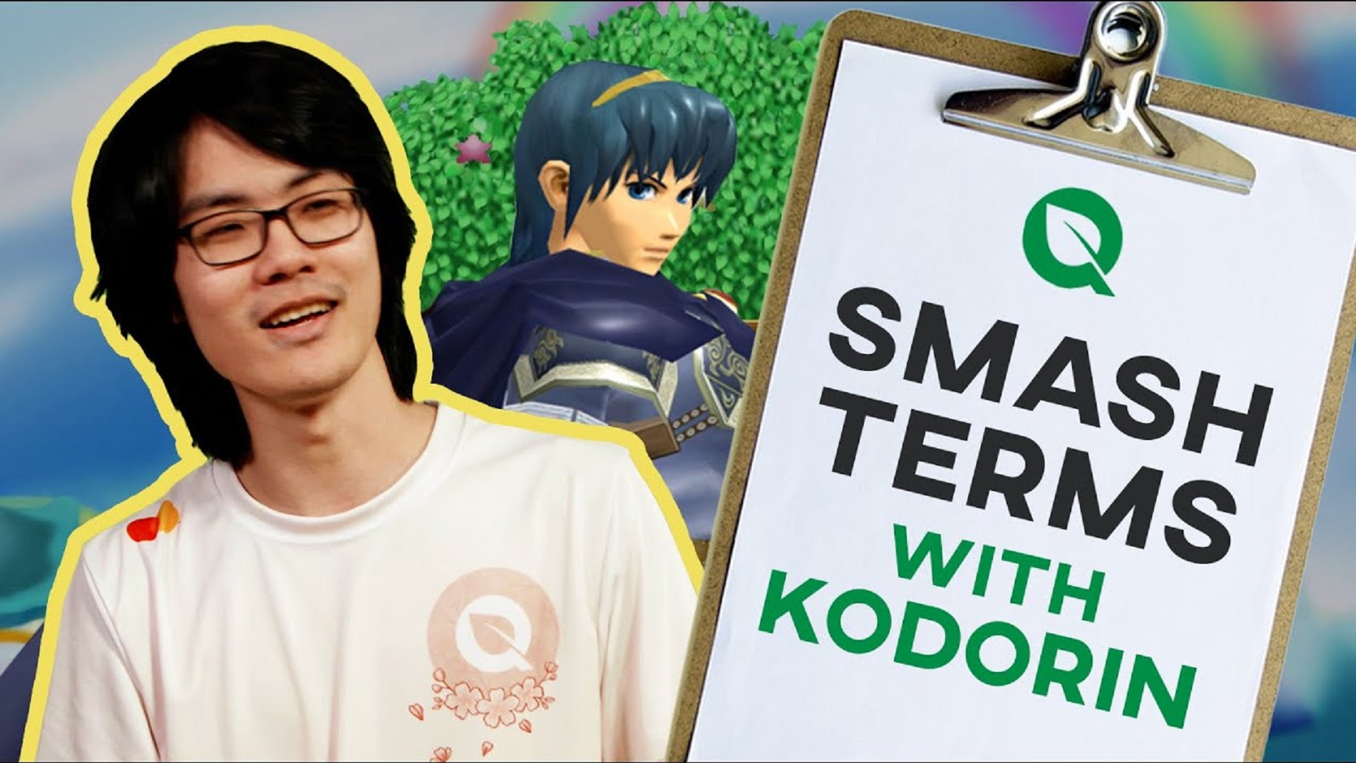 A YouTube thumbnail featuring KoDoRiN, who will attend Smash Summit 13 alongside Frenzy.
