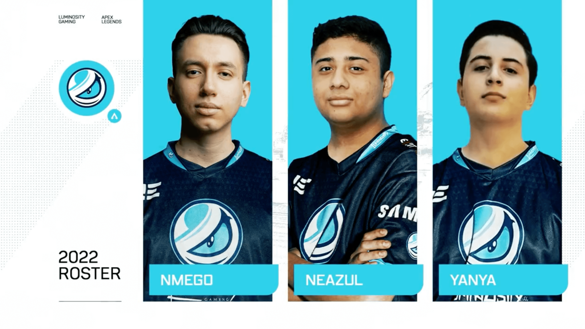 YanYa and his teammates on Luminosity