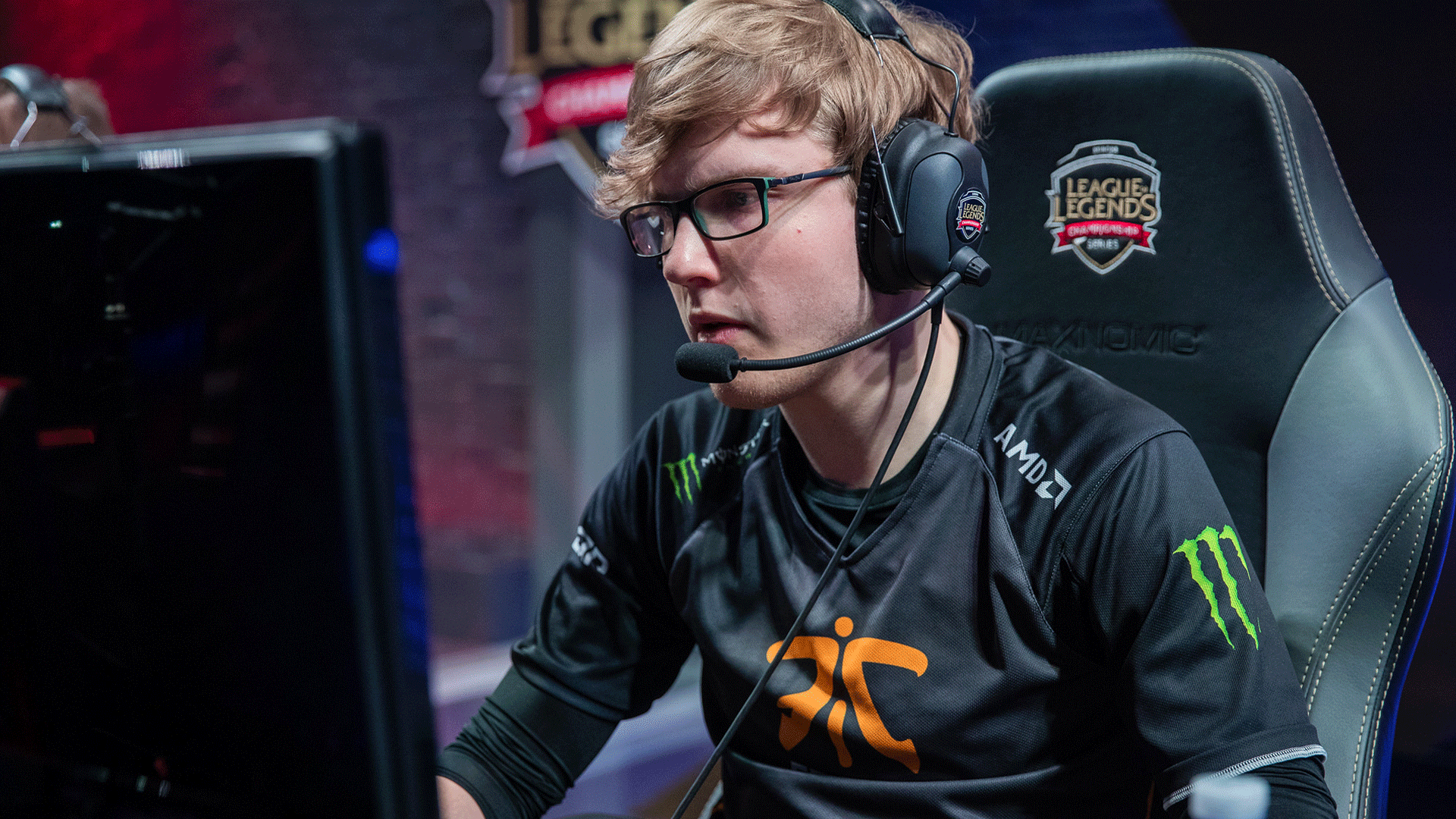Amazing in a fnatic jersay